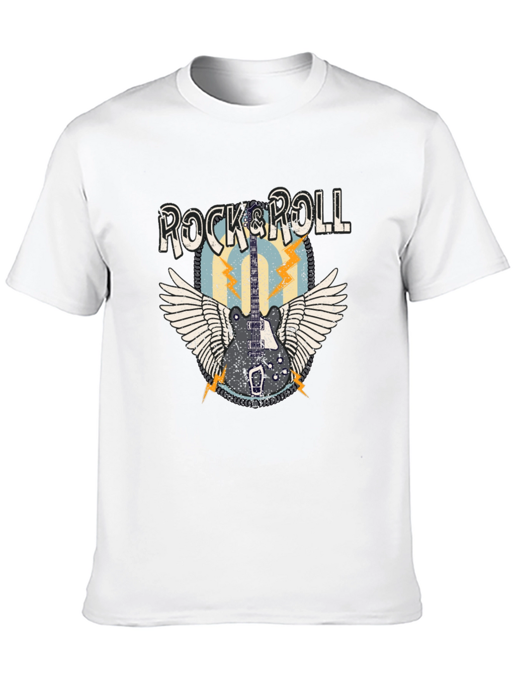 Rock & Roll Guitar Graphic Tee