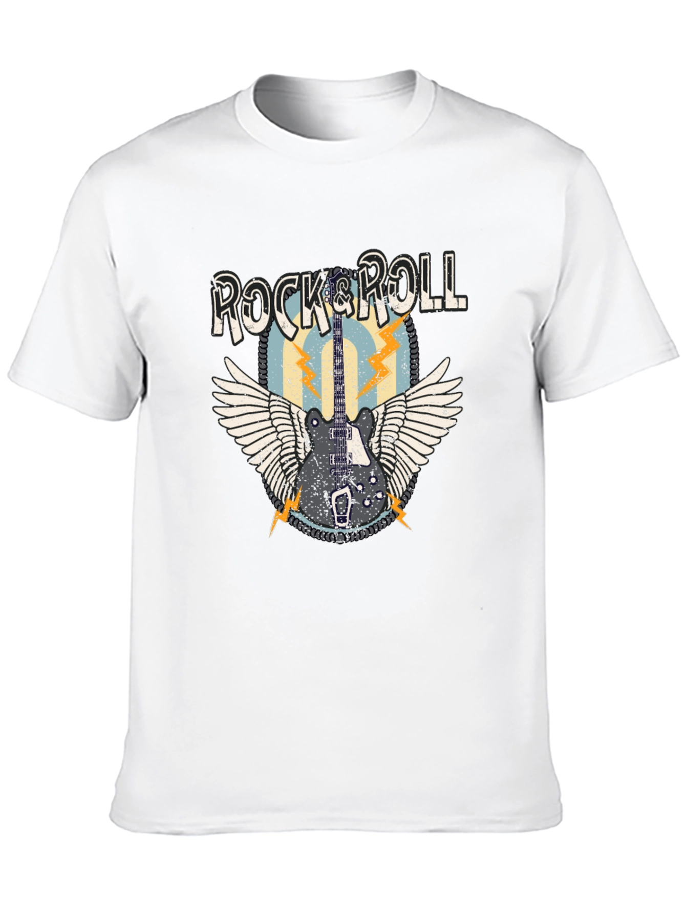 Rock & Roll Guitar Graphic Tee