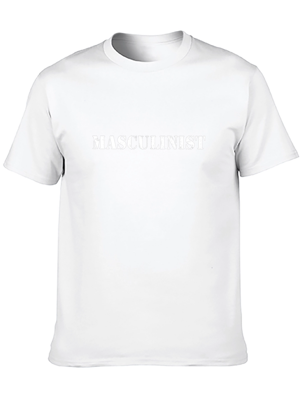 Masculinist Slogan Tee - Classic Black T-Shirt