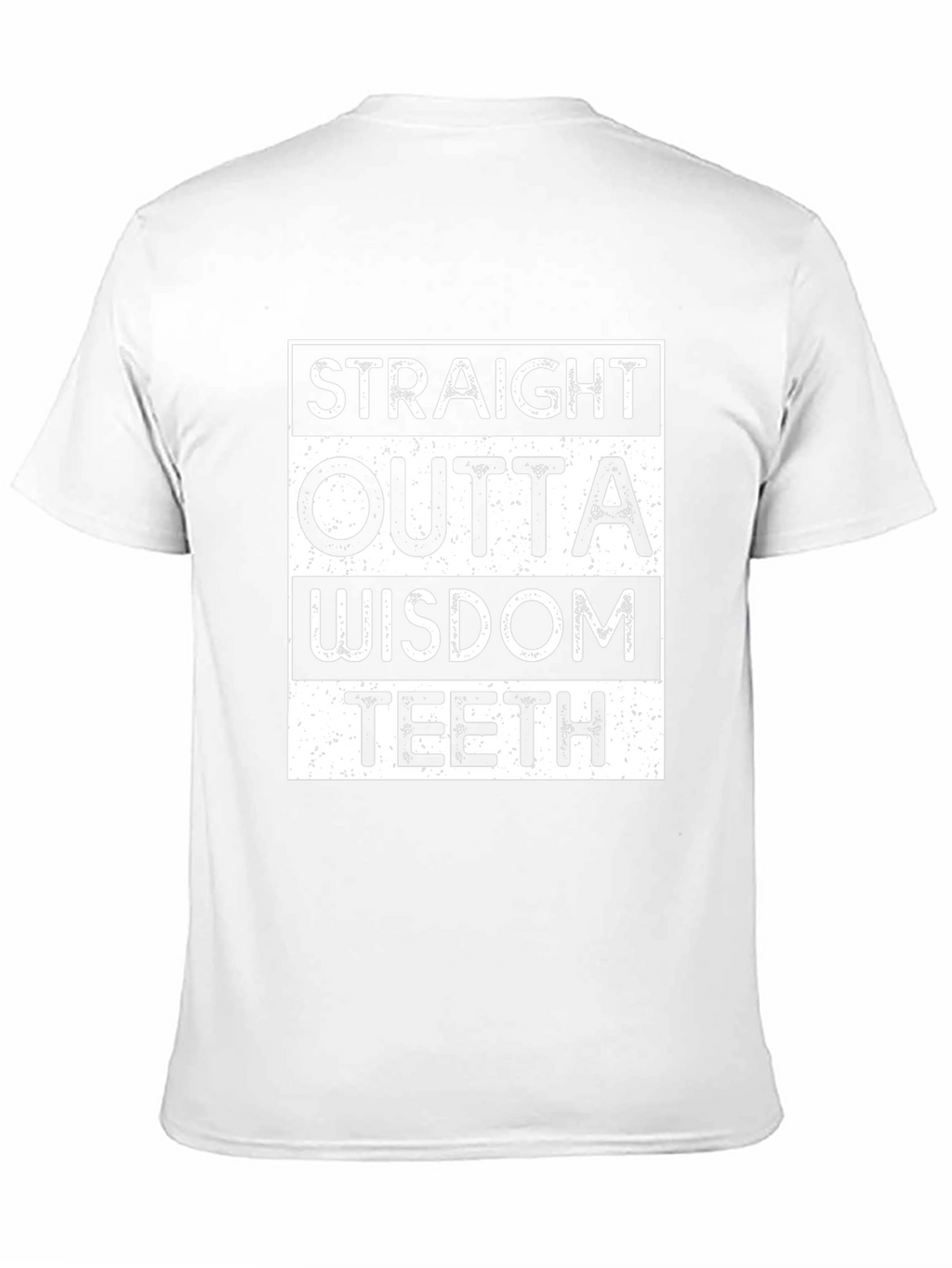 Straight Outta Wisdom Teeth Black T-Shirt