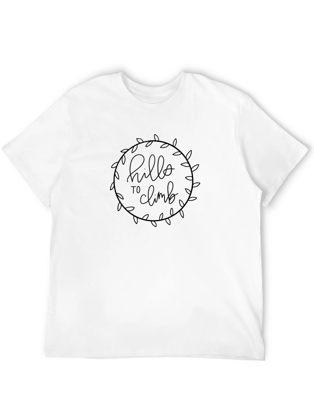 Hello to Climb Black Graphic Tee