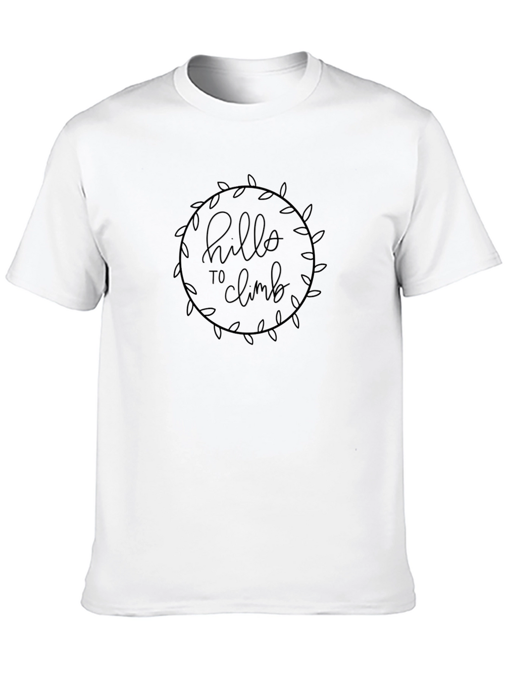 Hello to Climb Black Graphic Tee