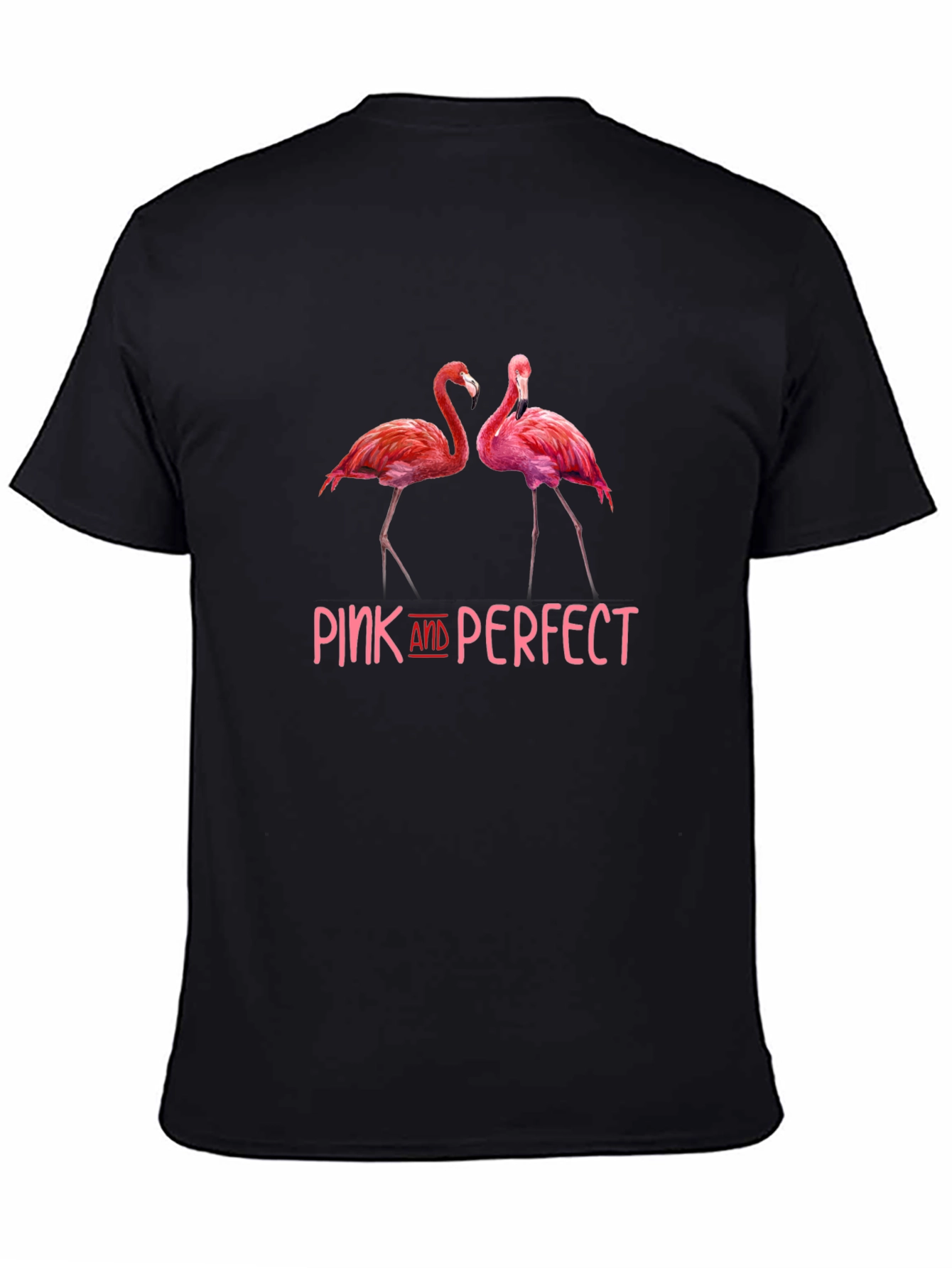 Pink Flamingo Graphic Tee - Pink And Perfect Design