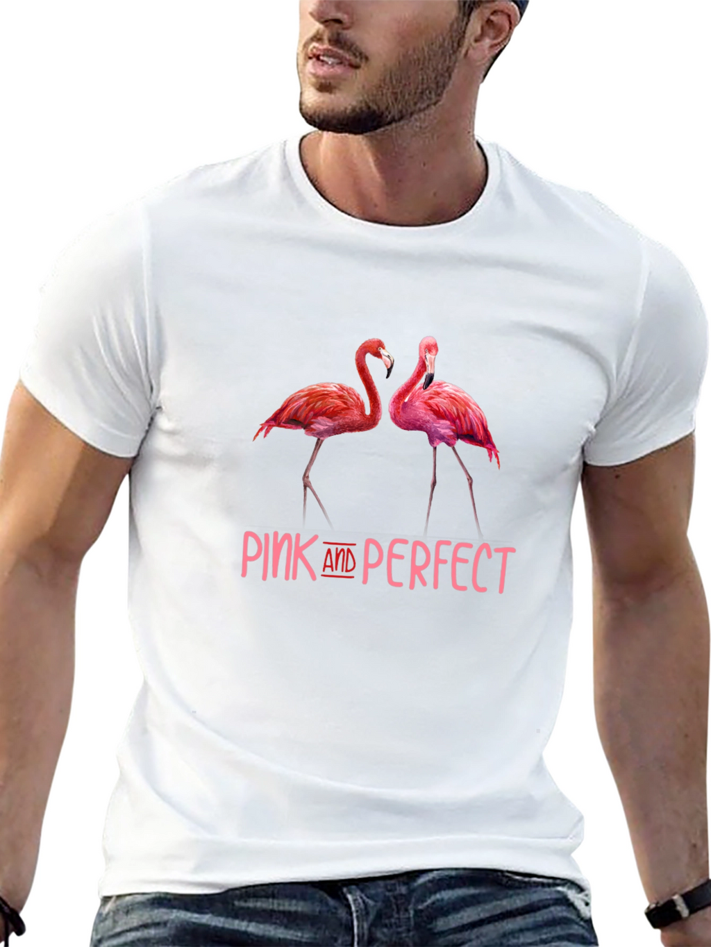 Pink Flamingo Graphic Tee - Pink And Perfect Design