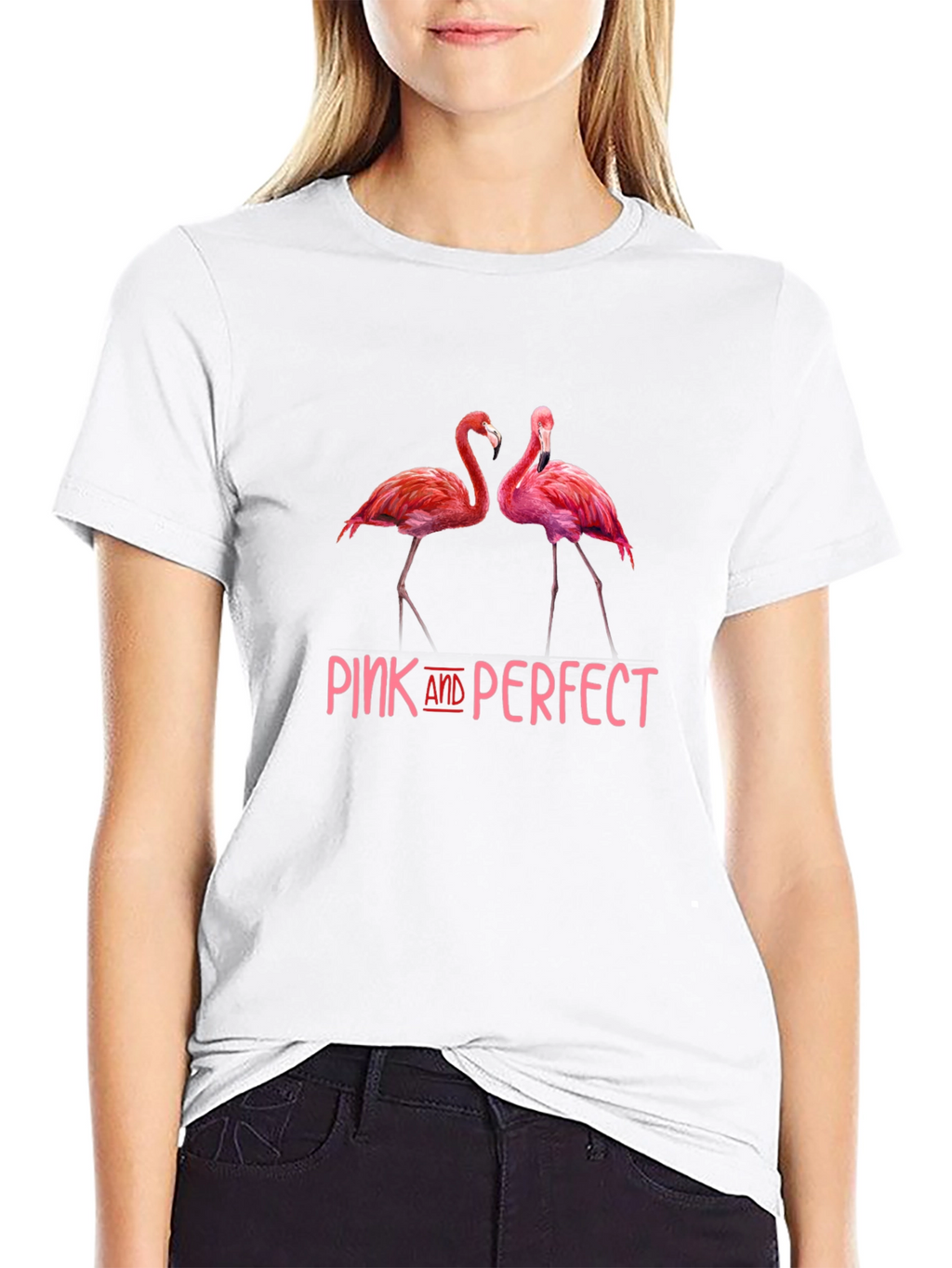 Pink Flamingo Graphic Tee - Pink And Perfect Design