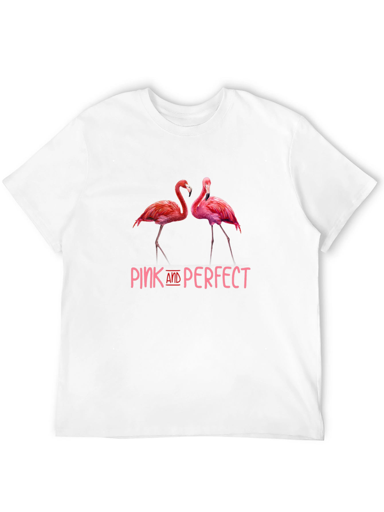 Pink Flamingo Graphic Tee - Pink And Perfect Design
