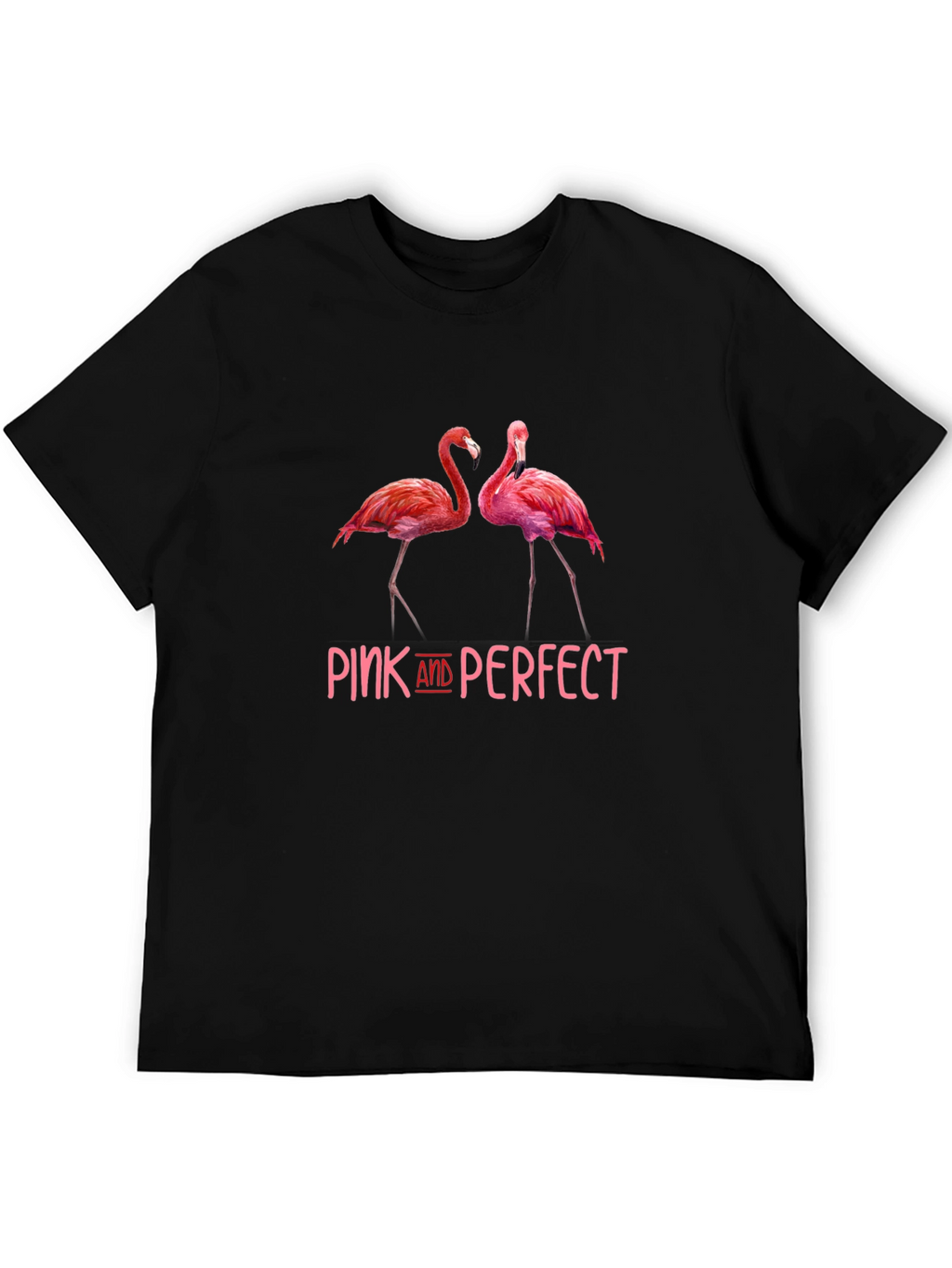 Pink Flamingo Graphic Tee - Pink And Perfect Design