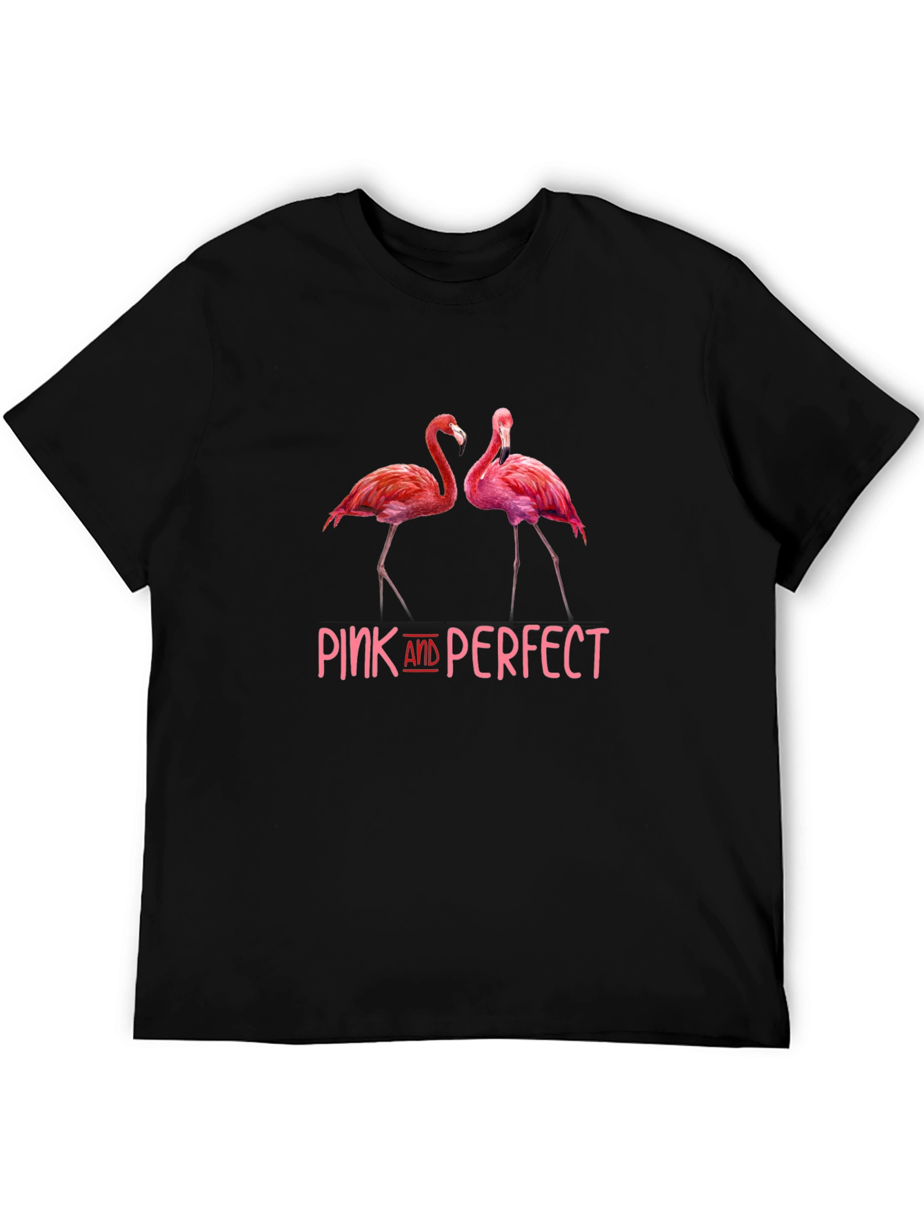 Pink Flamingo Graphic Tee - Pink And Perfect Design