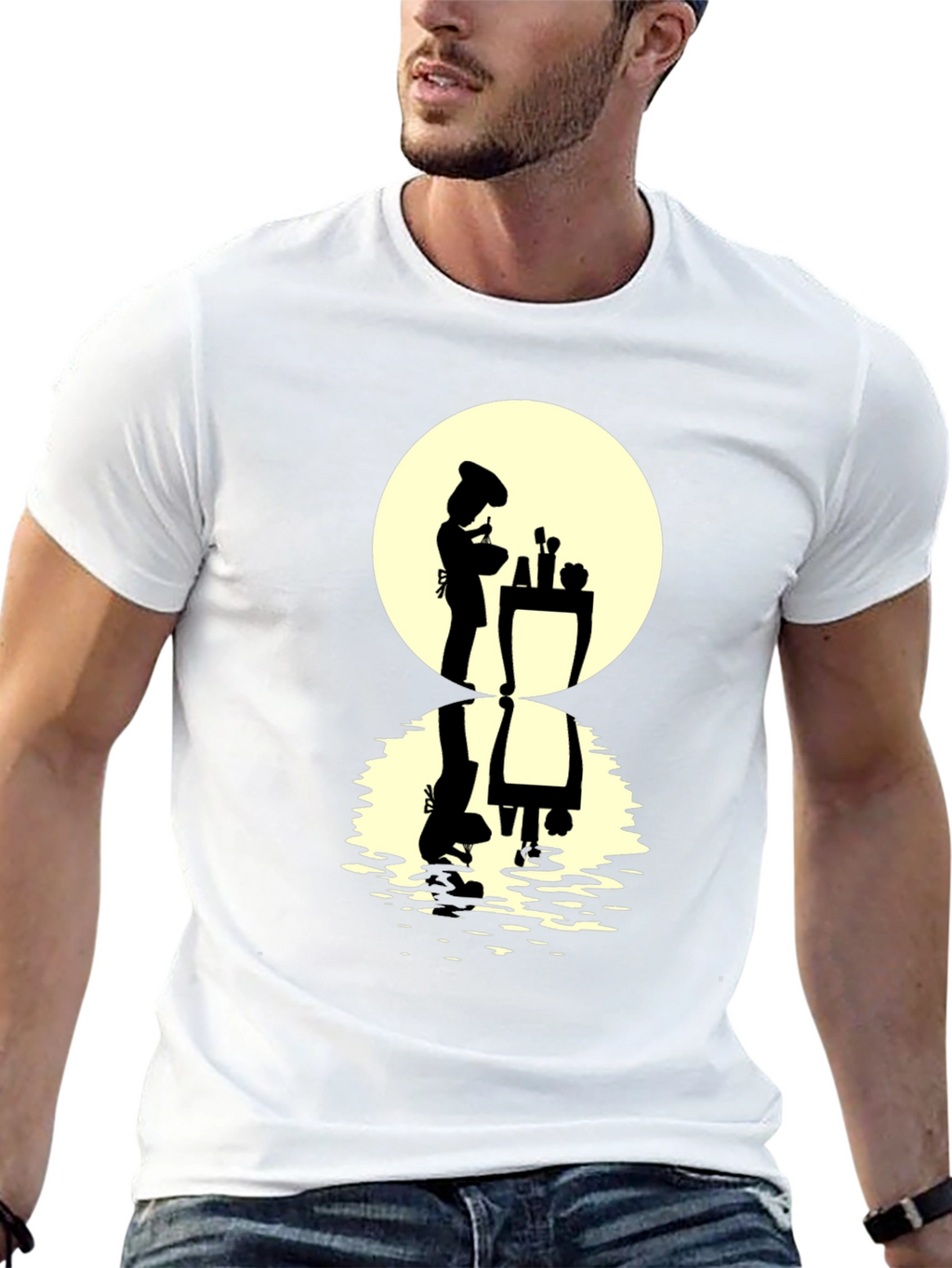 Chef Silhouette Graphic T-Shirt