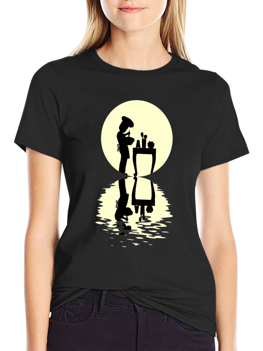 Chef Silhouette Graphic T-Shirt