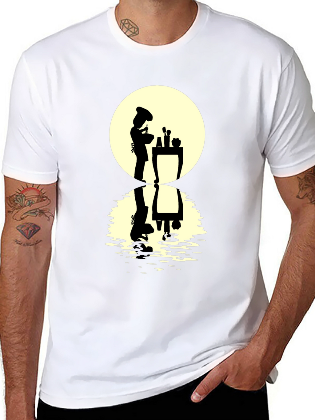 Chef Silhouette Graphic T-Shirt
