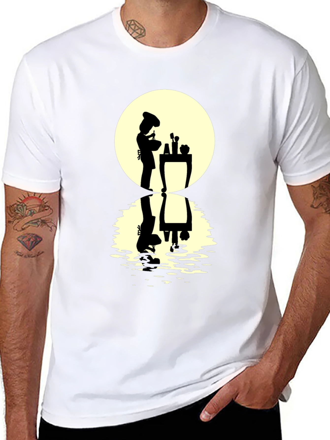 Chef Silhouette Graphic T-Shirt