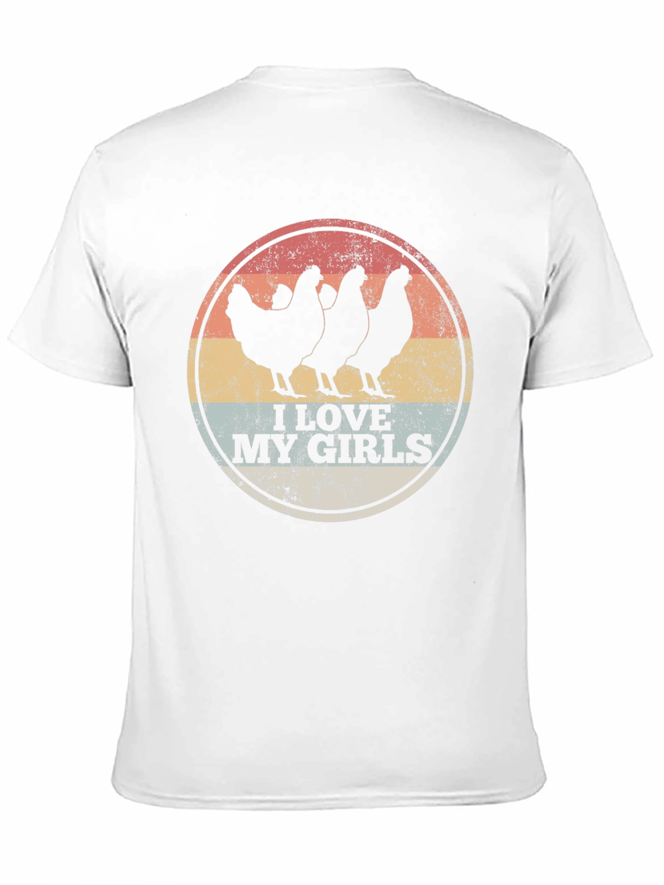I Love My Girls Chicken Graphic Tee