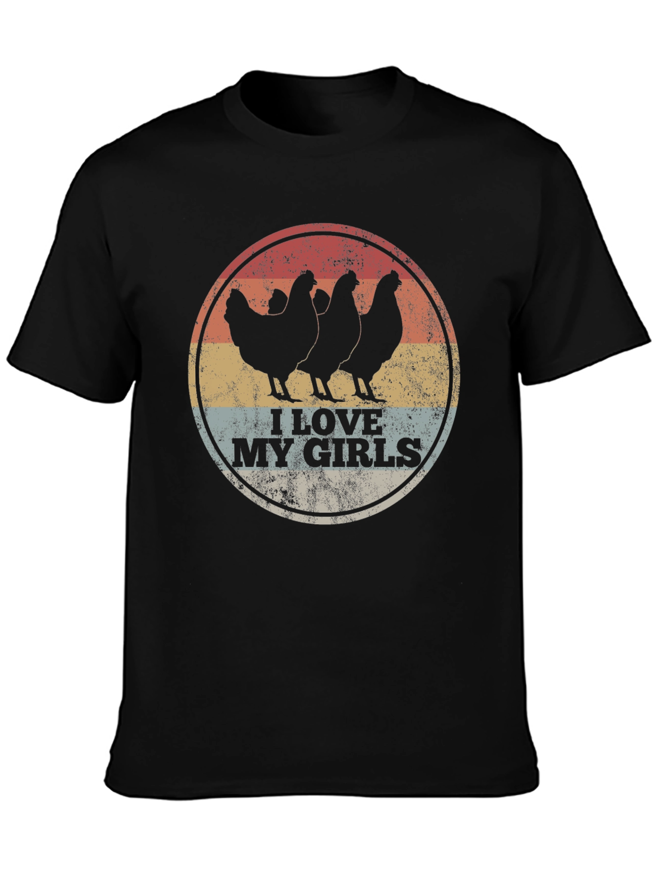 I Love My Girls Chicken Graphic Tee