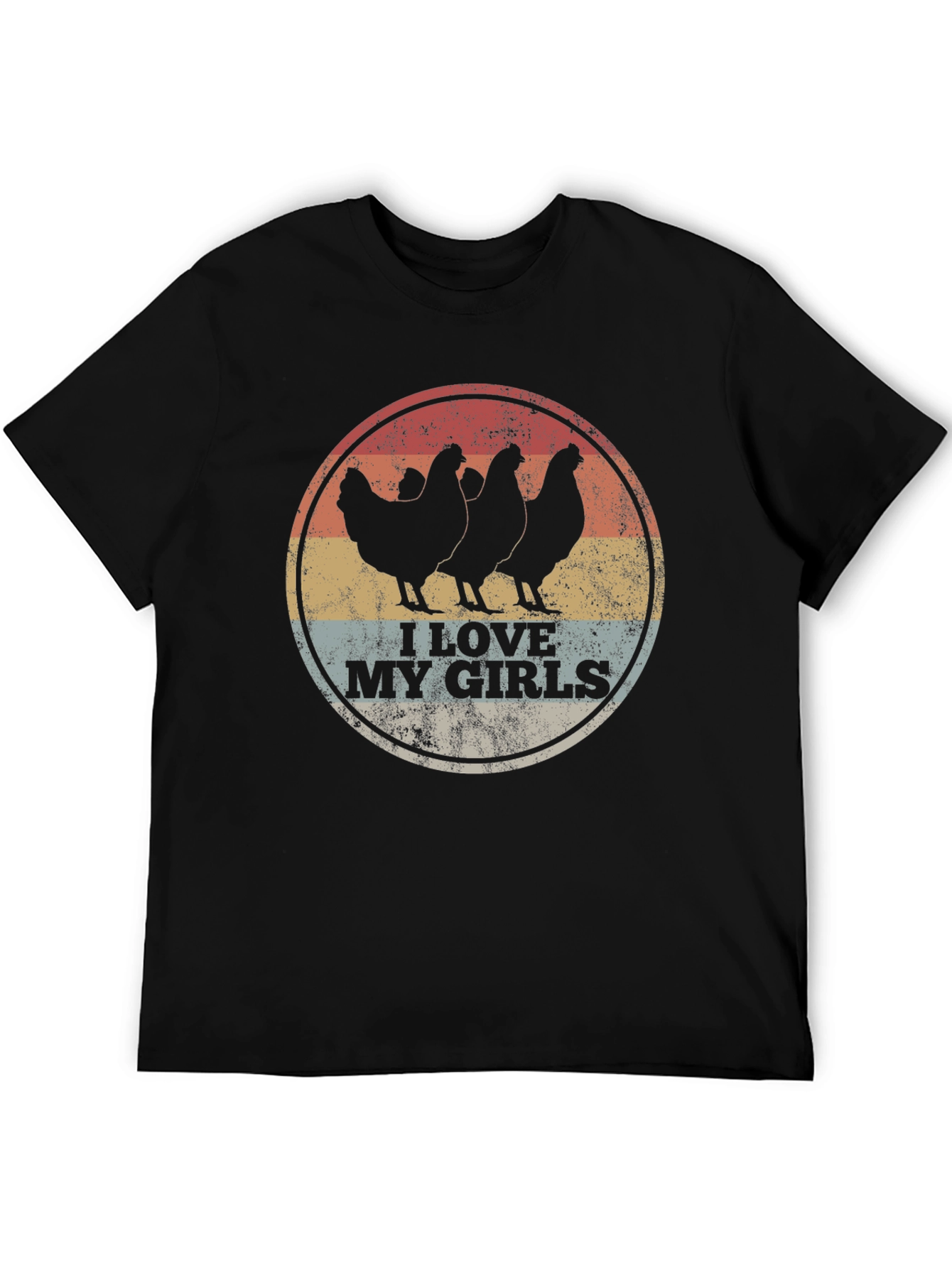 I Love My Girls Chicken Graphic Tee