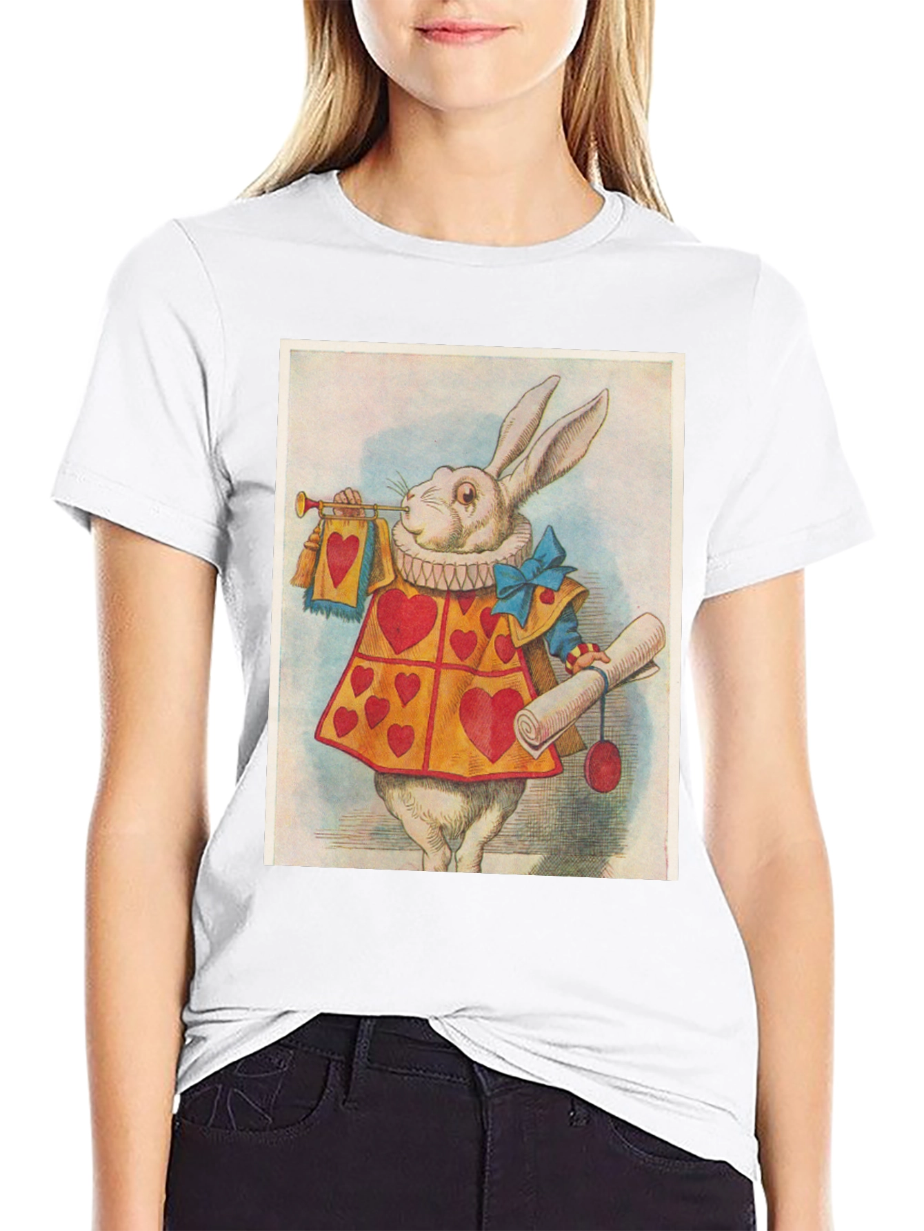Alice in Wonderland White Rabbit T-Shirt