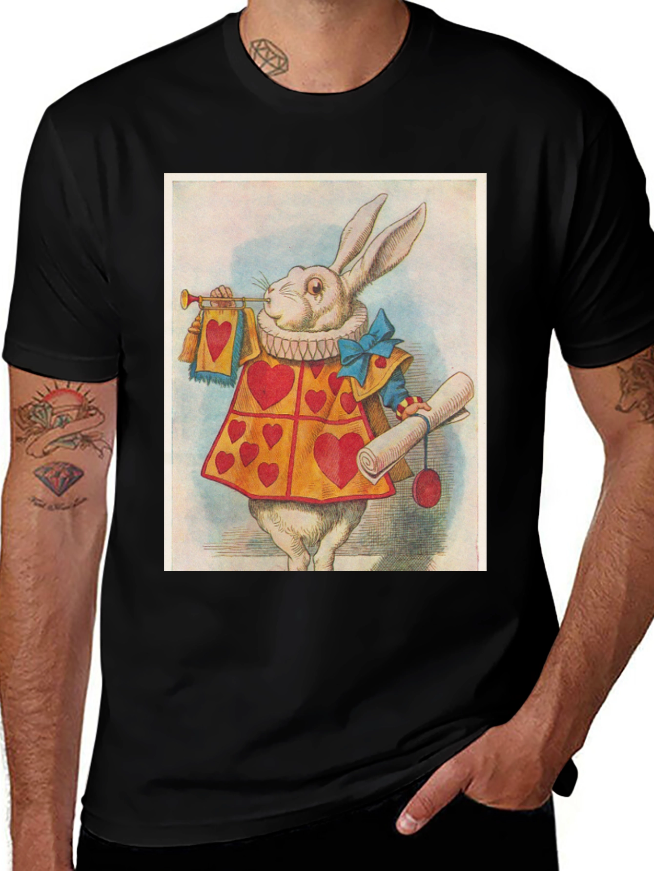 Alice in Wonderland White Rabbit T-Shirt