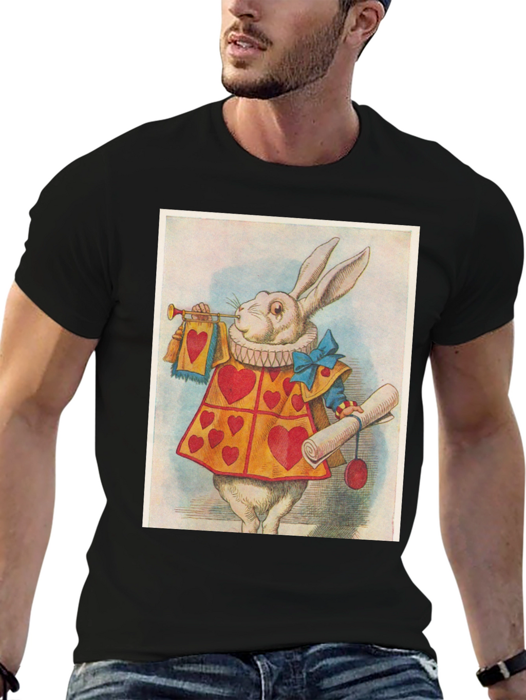 Alice in Wonderland White Rabbit T-Shirt