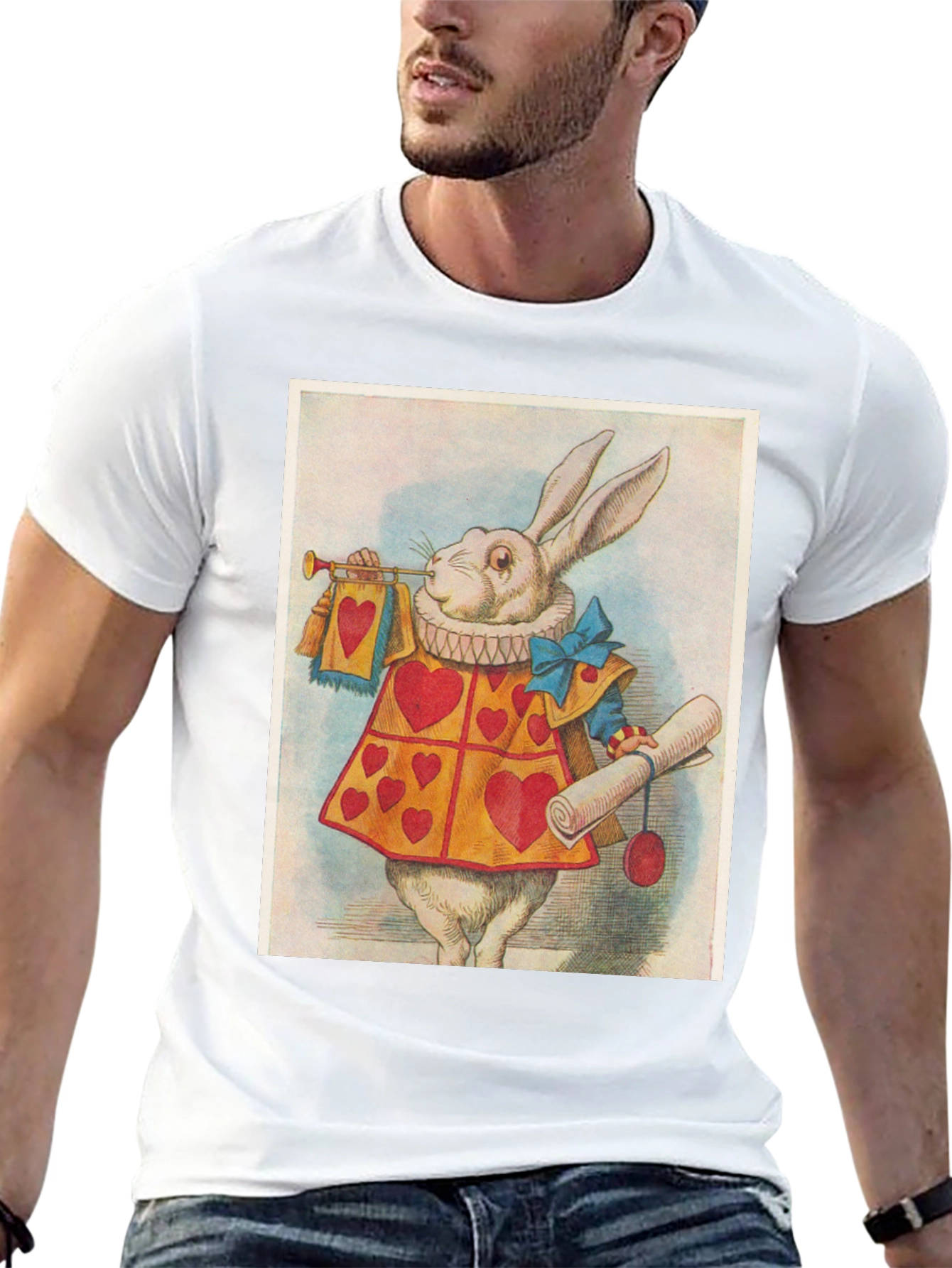 Alice in Wonderland White Rabbit T-Shirt