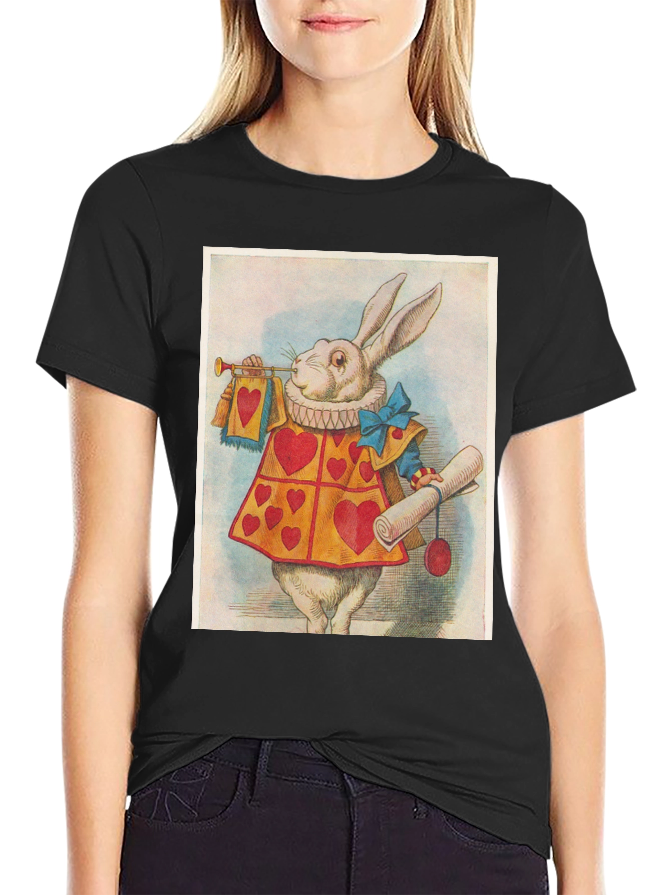 Alice in Wonderland White Rabbit T-Shirt
