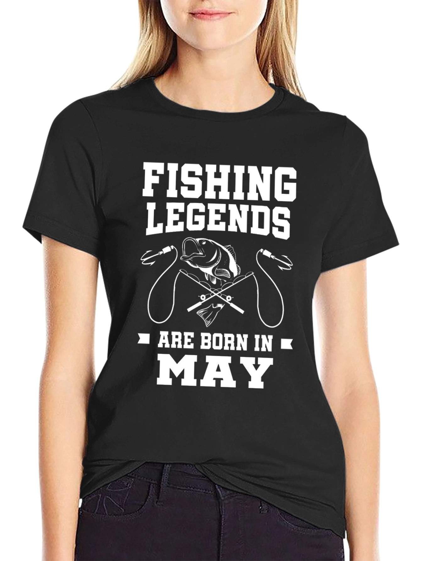 Fishing Legends Born in May T-Shirt