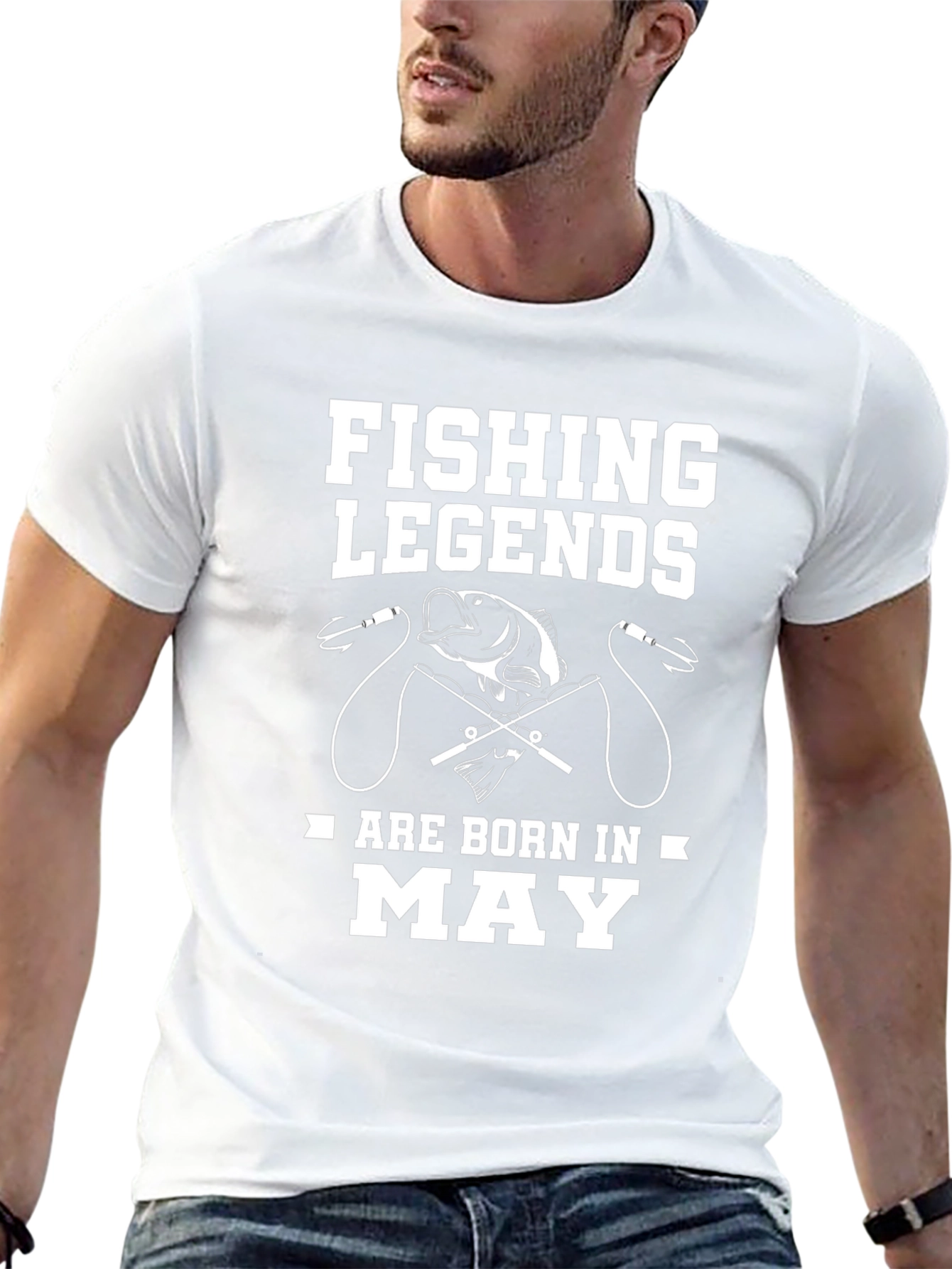 Fishing Legends Born in May T-Shirt
