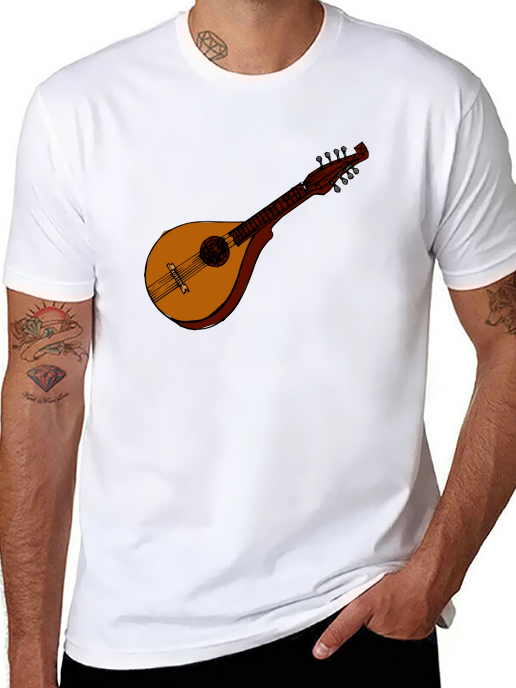 Acoustic Mandolin Graphic T-Shirt