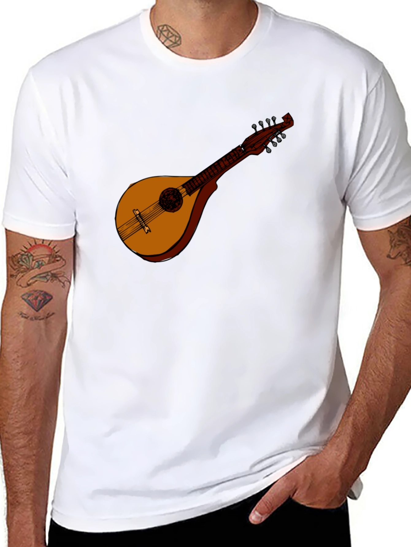 Acoustic Mandolin Graphic T-Shirt