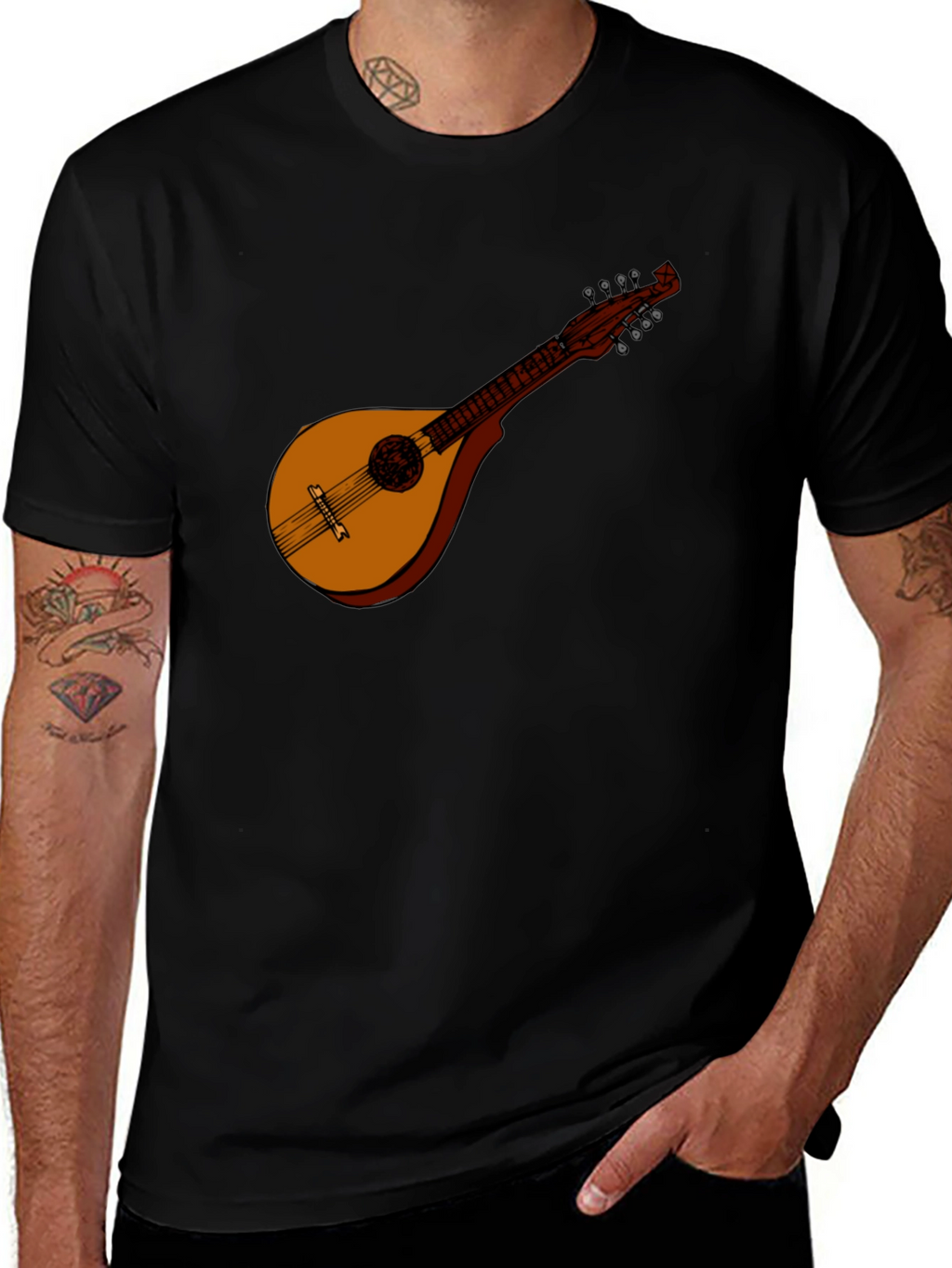 Acoustic Mandolin Graphic T-Shirt