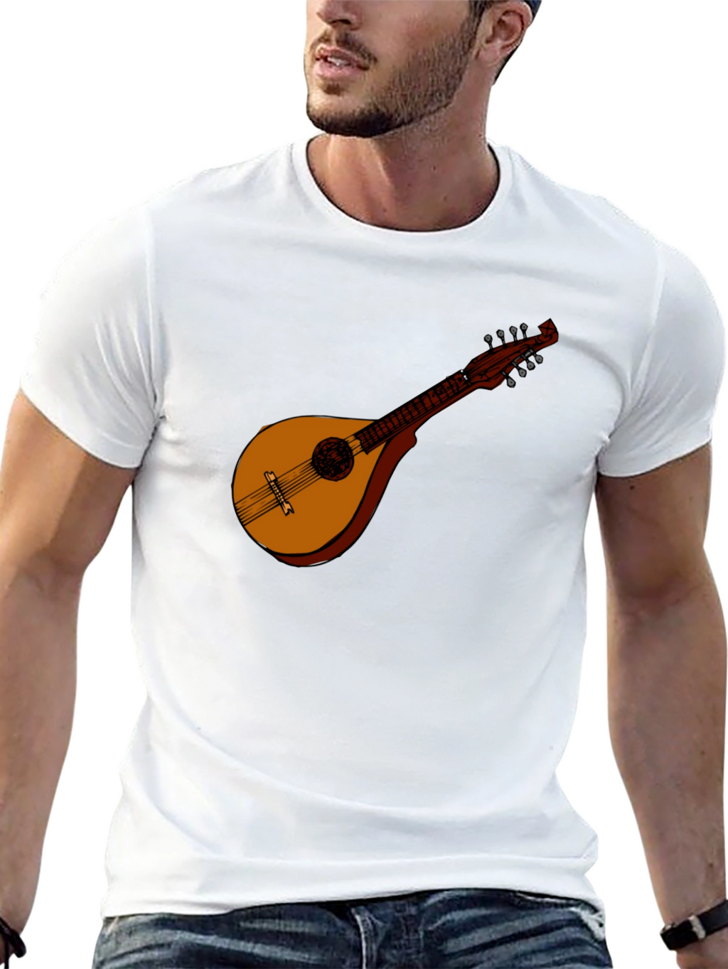 Acoustic Mandolin Graphic T-Shirt