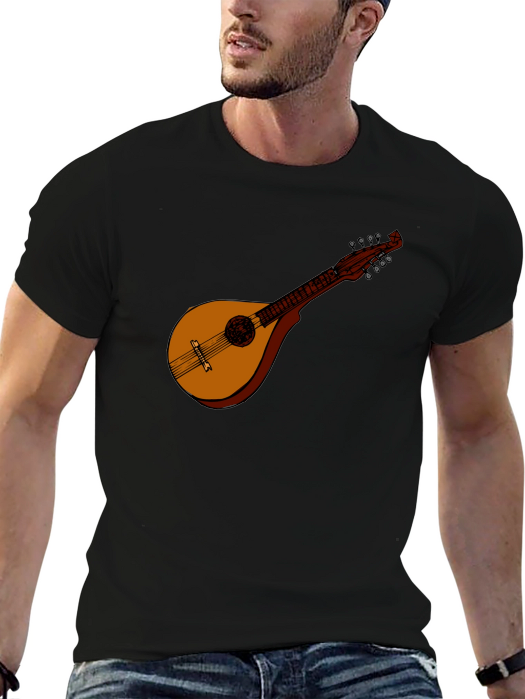 Acoustic Mandolin Graphic T-Shirt
