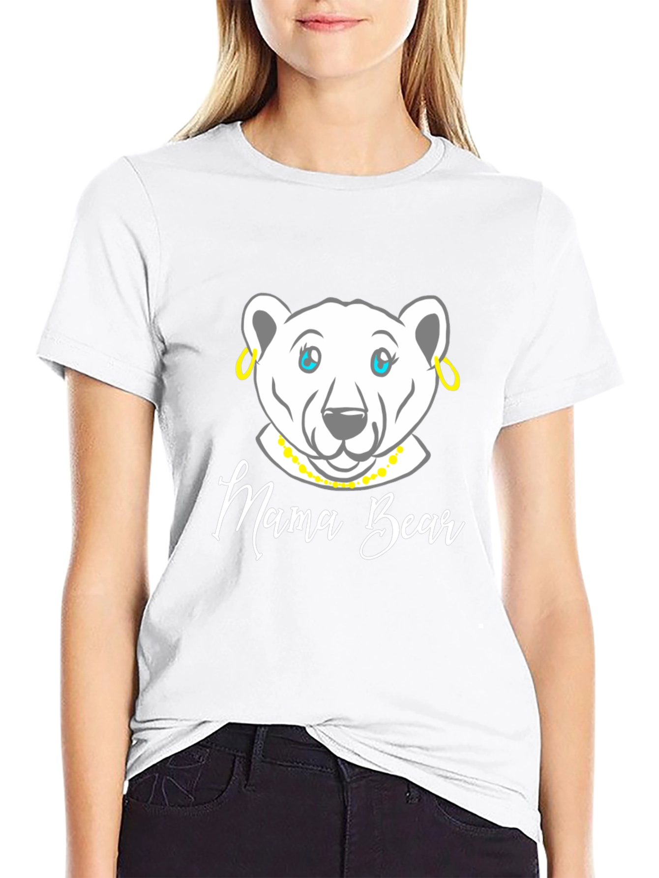 Mama Bear T-Shirt - Cute Bear Graphic Tee