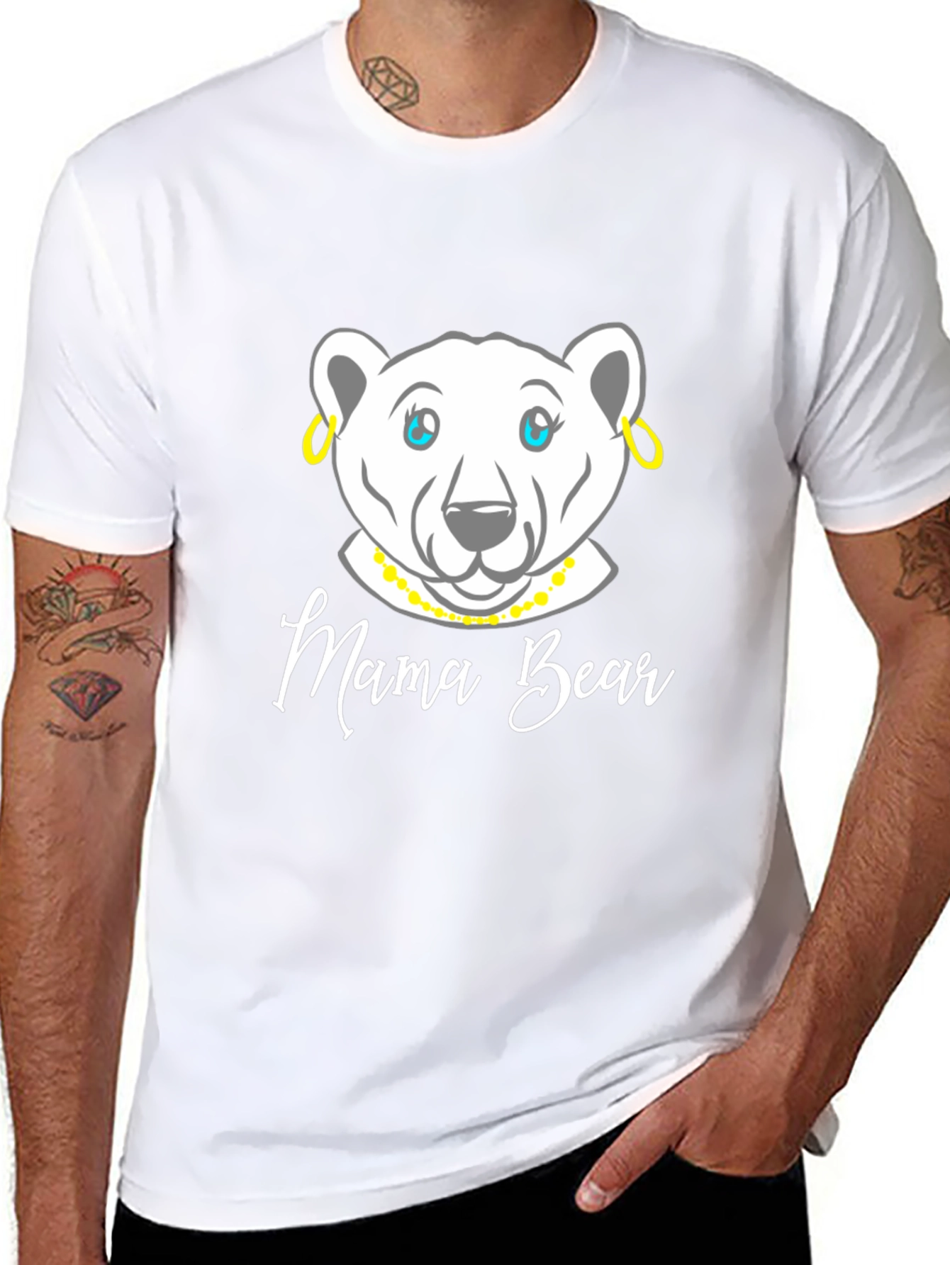Mama Bear T-Shirt - Cute Bear Graphic Tee