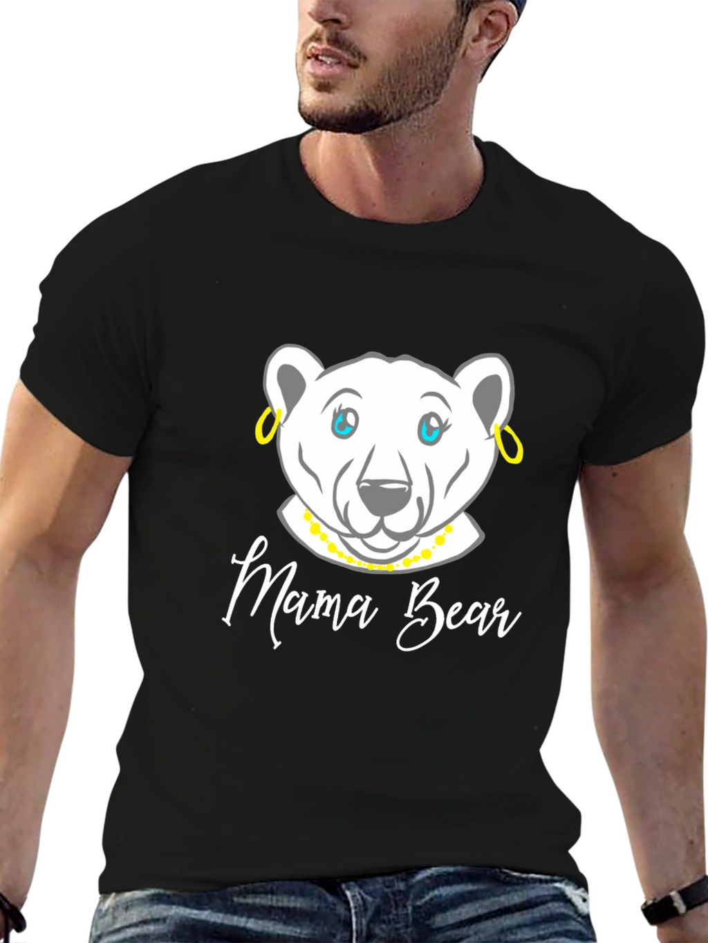Mama Bear T-Shirt - Cute Bear Graphic Tee