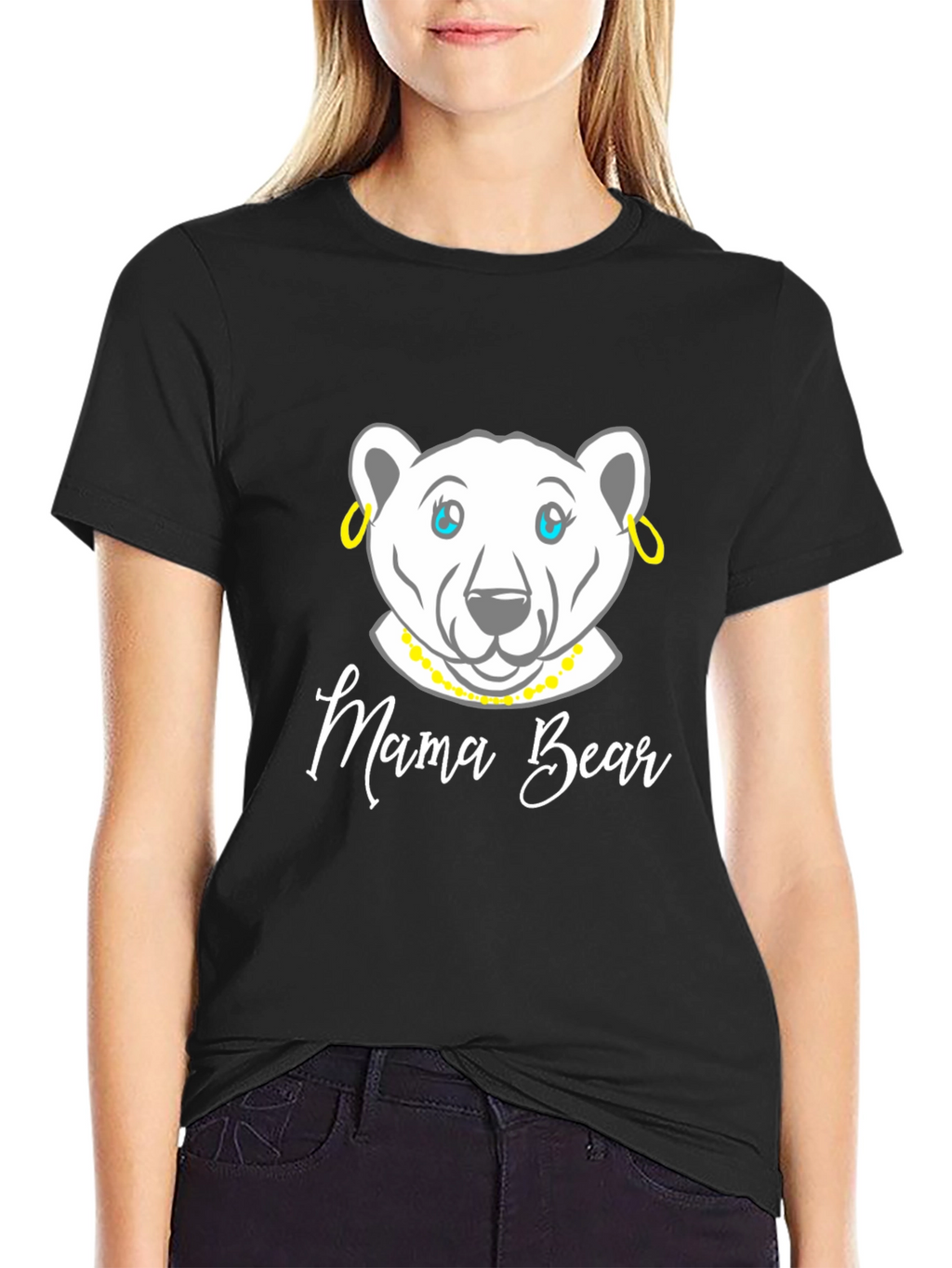 Mama Bear T-Shirt - Cute Bear Graphic Tee