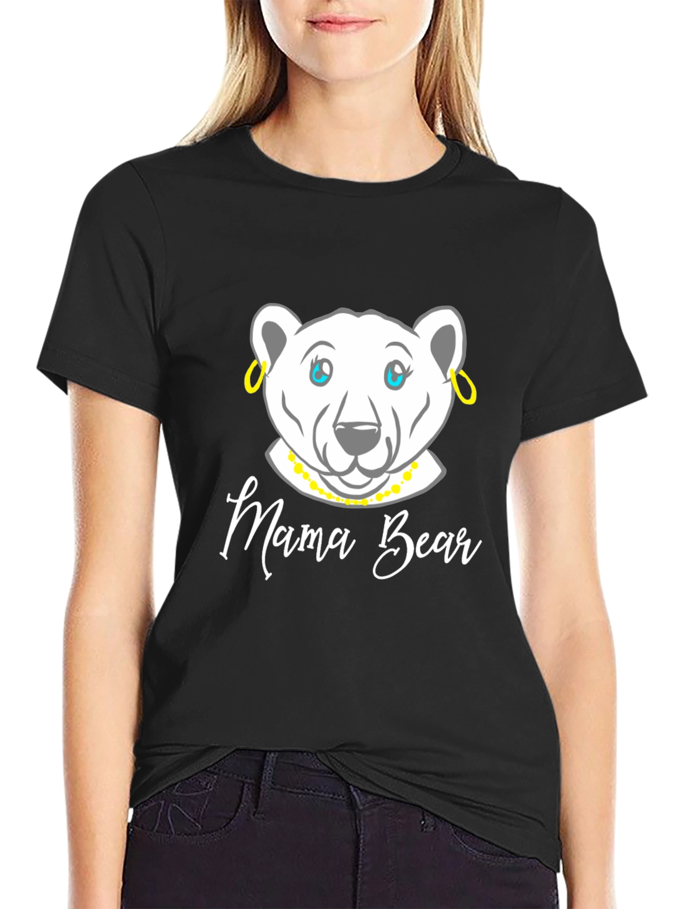 Mama Bear T-Shirt - Cute Bear Graphic Tee