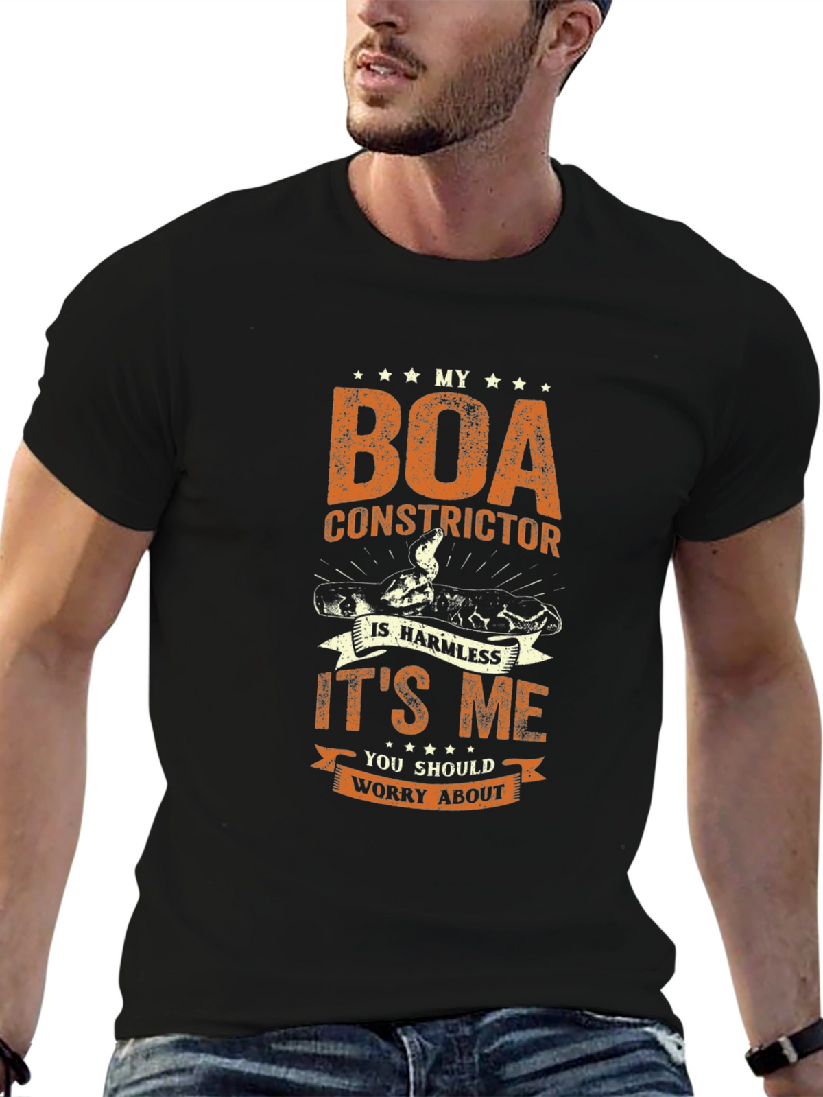 My Boa Constrictor T-Shirt - Funny Snake Lover Tee
