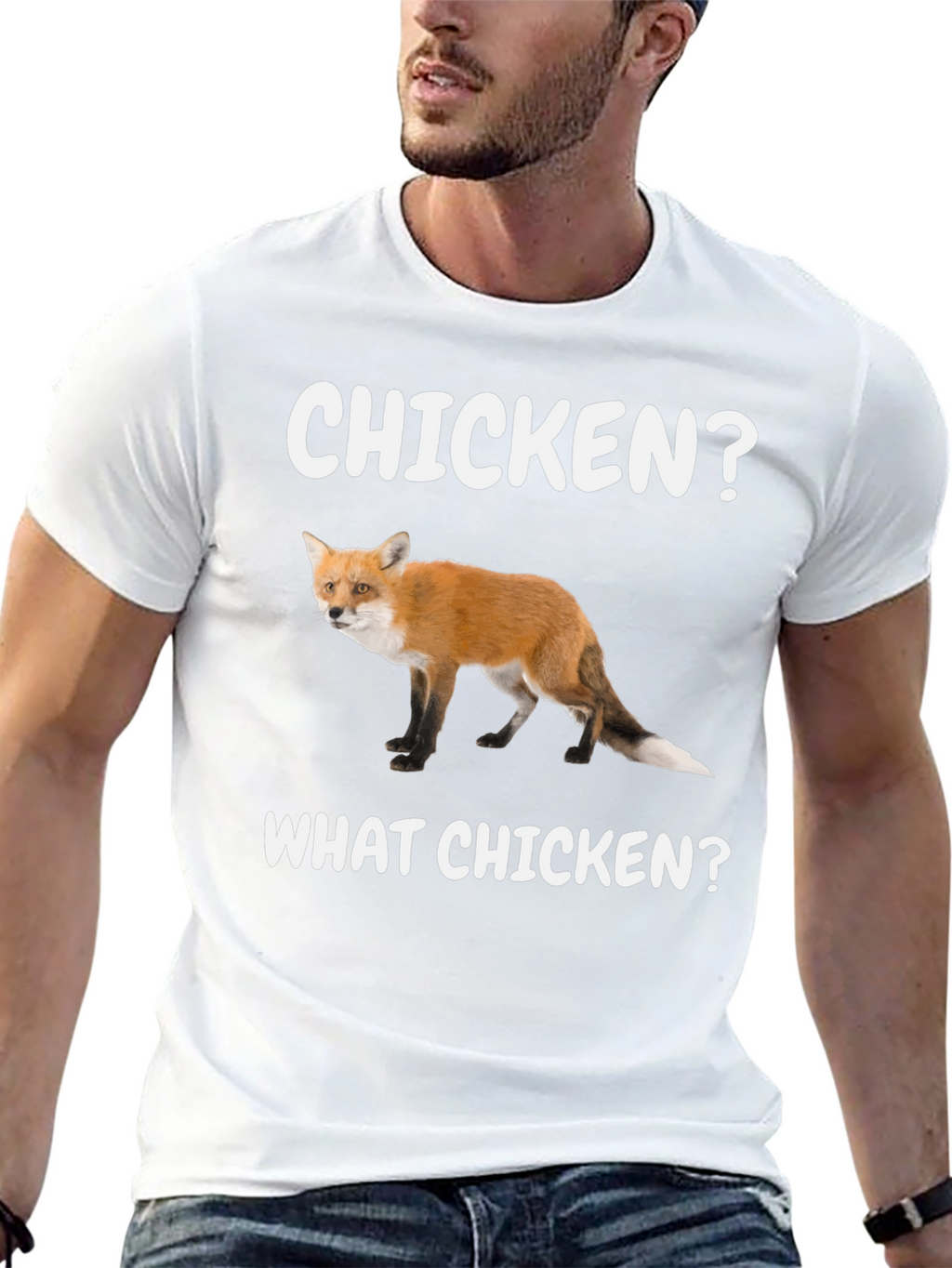 Chicken? What Chicken? Fox Graphic Tee