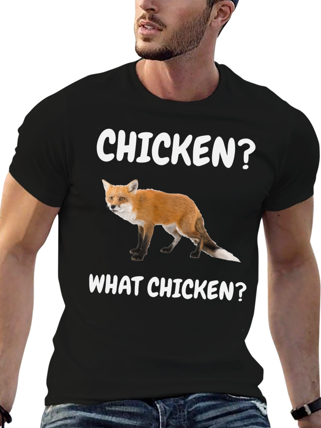 Chicken? What Chicken? Fox Graphic Tee