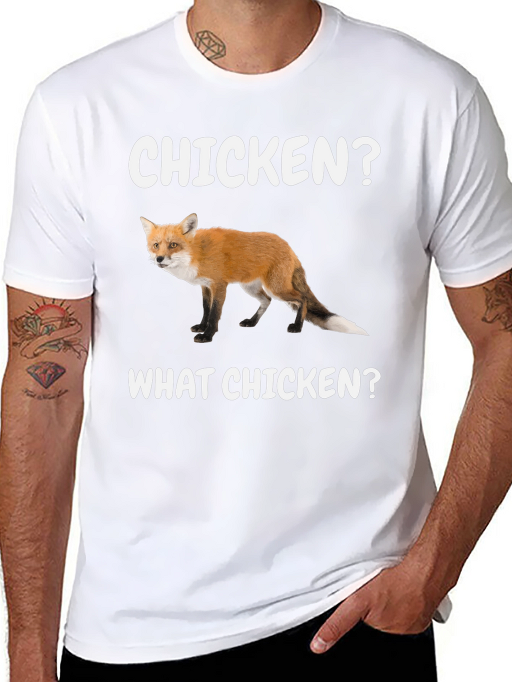 Chicken? What Chicken? Fox Graphic Tee