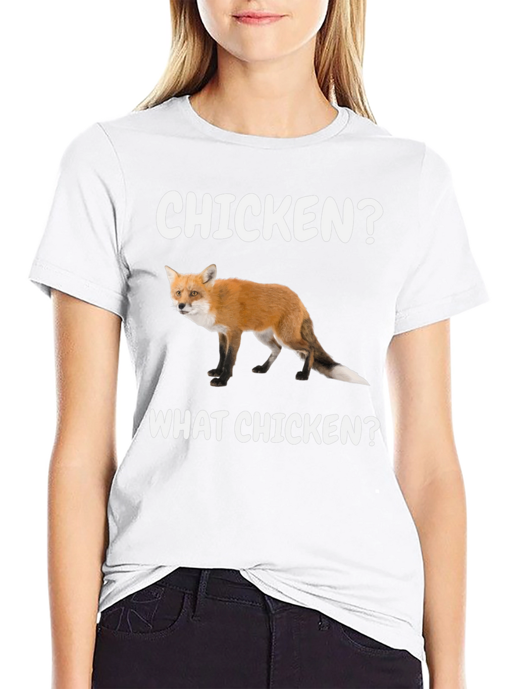 Chicken? What Chicken? Fox Graphic Tee