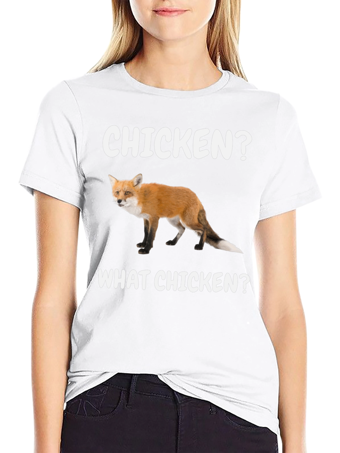 Chicken? What Chicken? Fox Graphic Tee