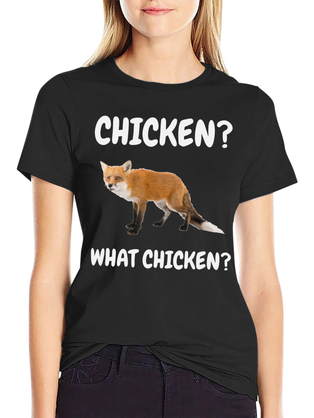 Chicken? What Chicken? Fox Graphic Tee