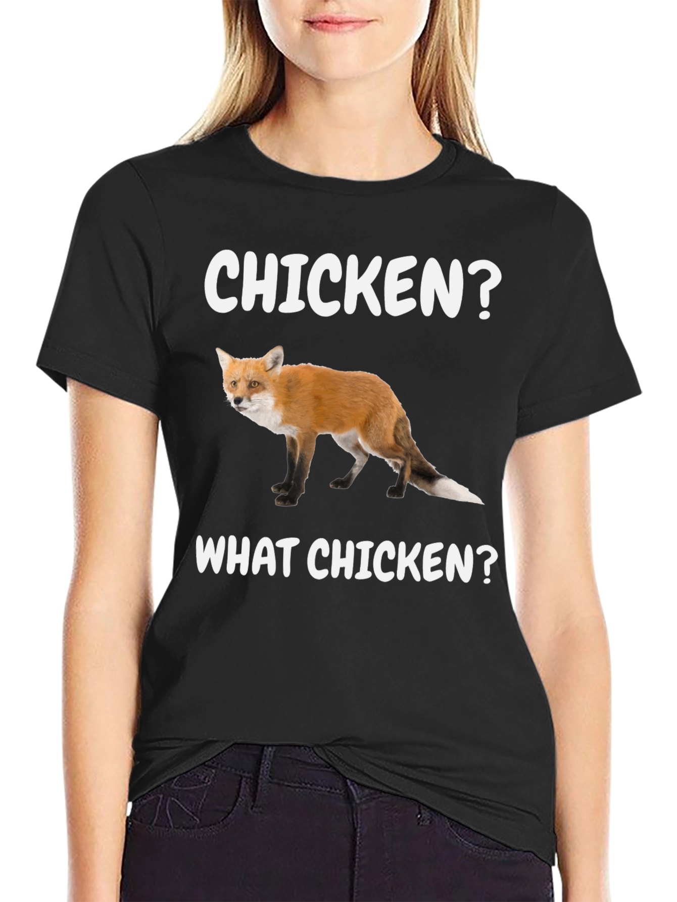Chicken? What Chicken? Fox Graphic Tee