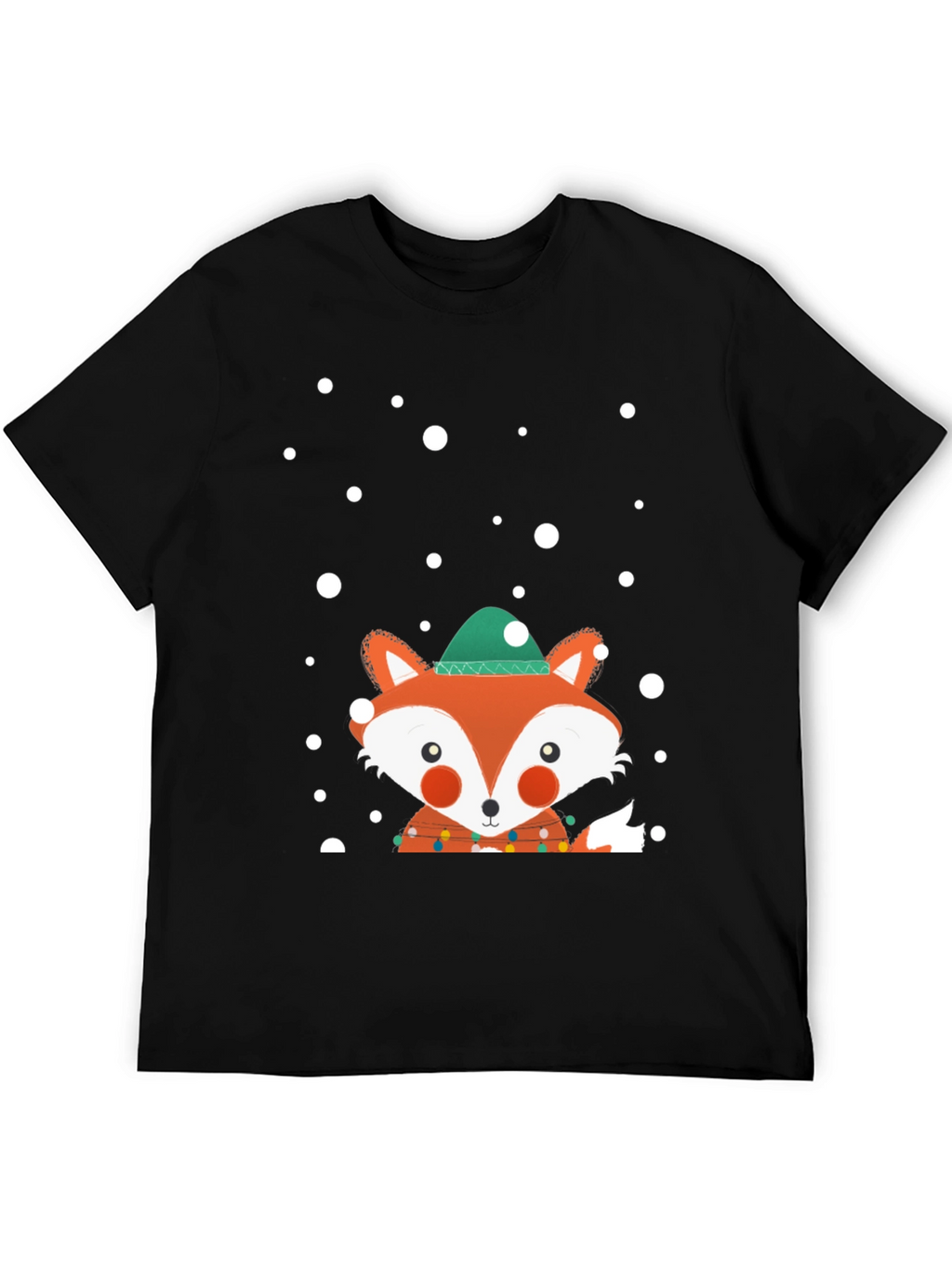 Festive Fox Tee - Holiday Fun!