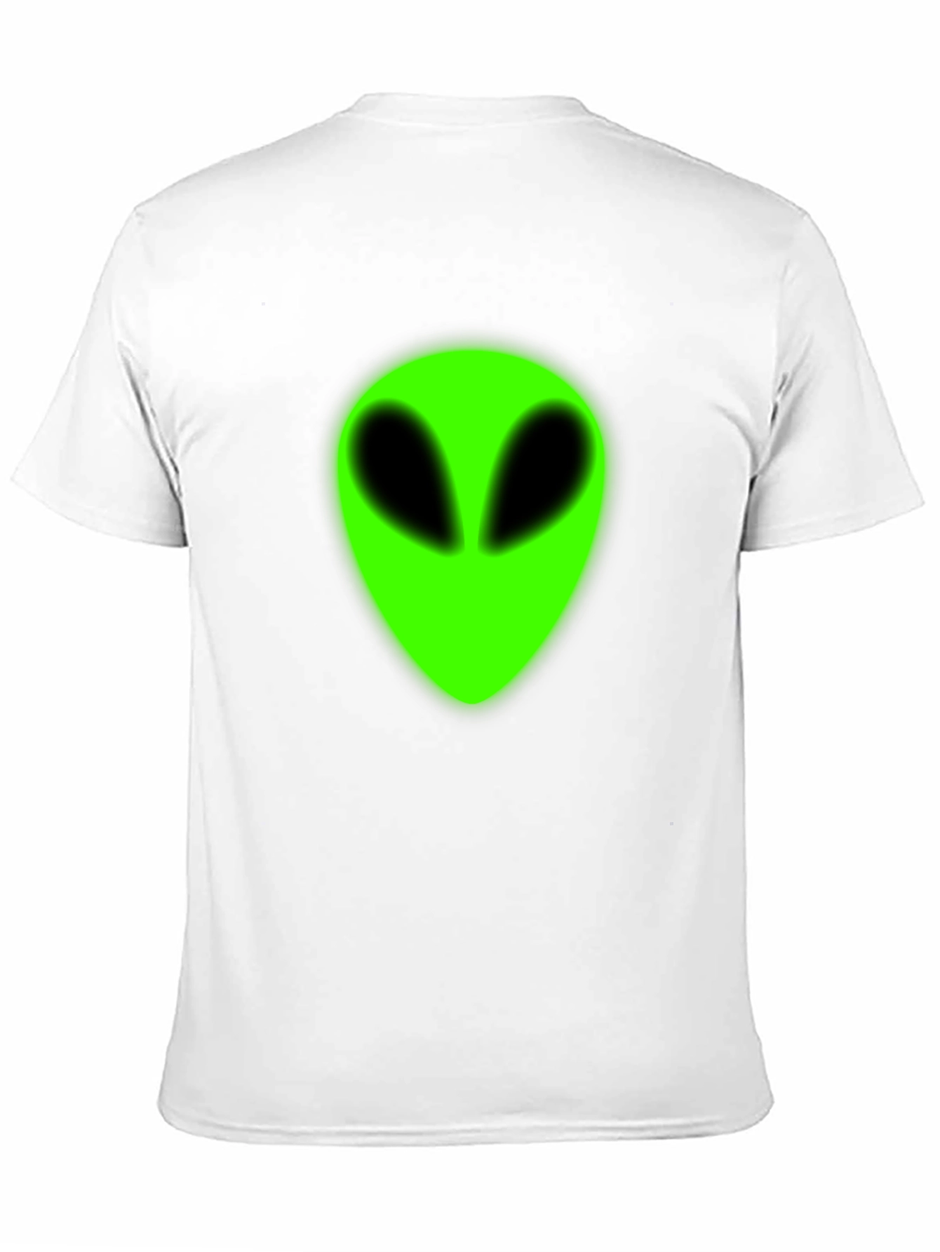 Alien Head Graphic T-Shirt - Mens Black Tee