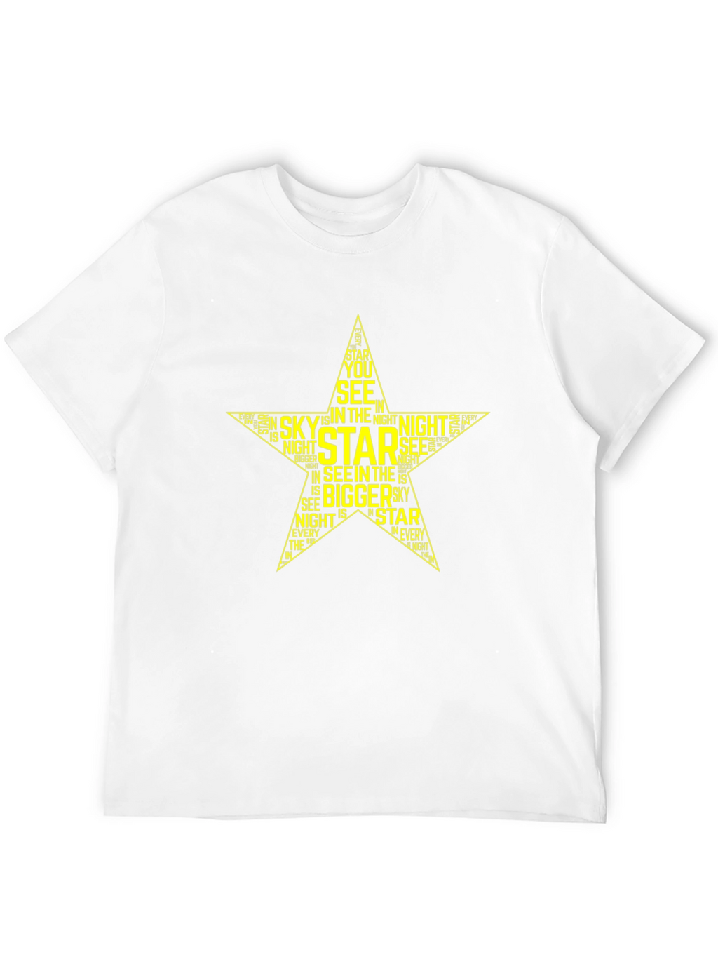 Starry Night Tee - Mens Black Graphic T-Shirt