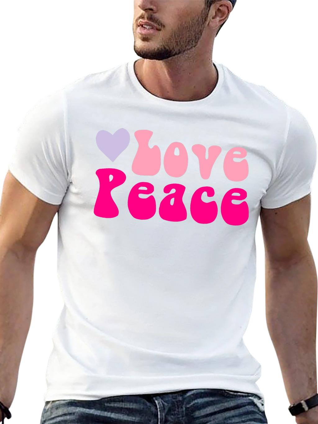 Love Peace T-Shirt: Groovy Retro Style