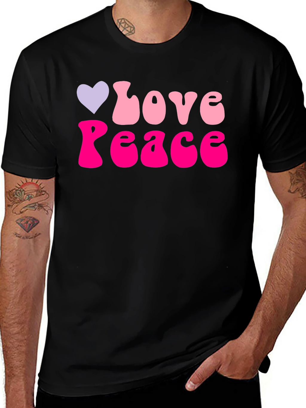 Love Peace T-Shirt: Groovy Retro Style