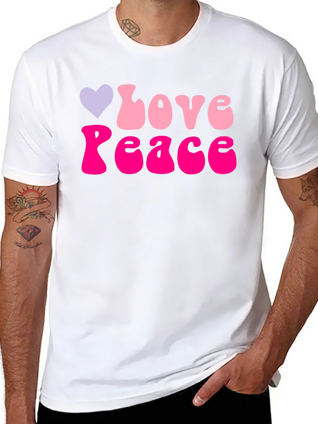 Love Peace T-Shirt: Groovy Retro Style